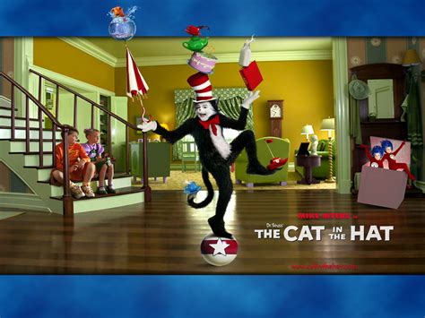 The Cat In The Hat 2003 Dr Seuss Wallpaper 586720 Fanpop