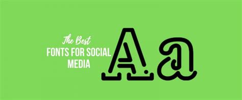 30 Best Fonts For Social Media 2021