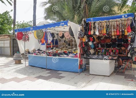 Market Stalls In Torrevieja Spain Editorial Stock Photo Image Of
