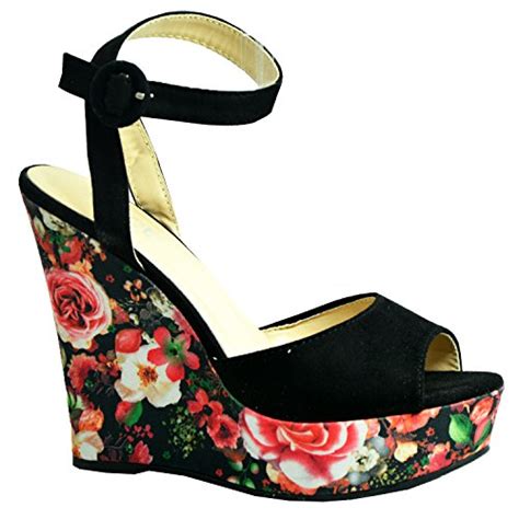 2020 popular 1 trends in shoes, home & garden, lights & lighting, sports & entertainment with pattern wedge and 1. Cucu Fashion New Womens Platforms Ladies High Heel Wedges ...