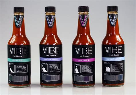 vibrant hot sauce branding vibe hot sauce