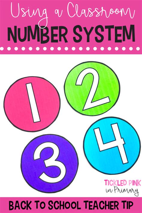 Classroom Number System Back To School Teacher Tip