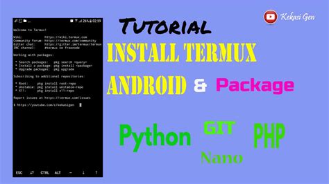 Pertama install aplikasi termux download dari playstore. Cara Install Termux di Android dan Package Python Git PHP ...