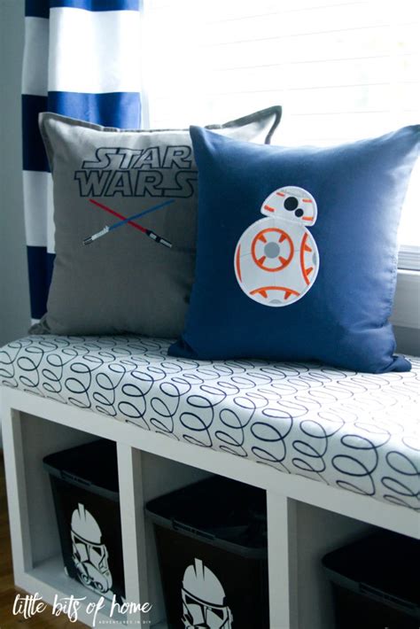 One Room Challenge Big Boy Room Progress Star Wars Pillows
