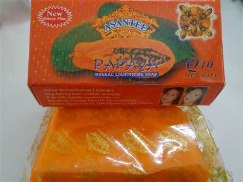 Asantee Herbal Thai Papaya And Honey Herbal Skin Whitening Soap 125g