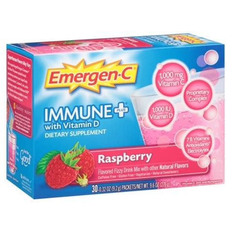 Vitamin c is one of the safest and most effective nutrients, helping to strengthen immunity, reduce risk of heart. Emergen-C® Immune+® Dietary Supplement Powder Drink Mix ...