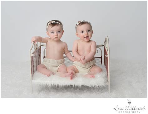 Sitting Baby Girl Identical Twins Southington Ct