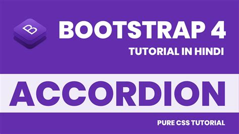 Bootstrap 4 Accordion Responsive Accordion Menu Code4education