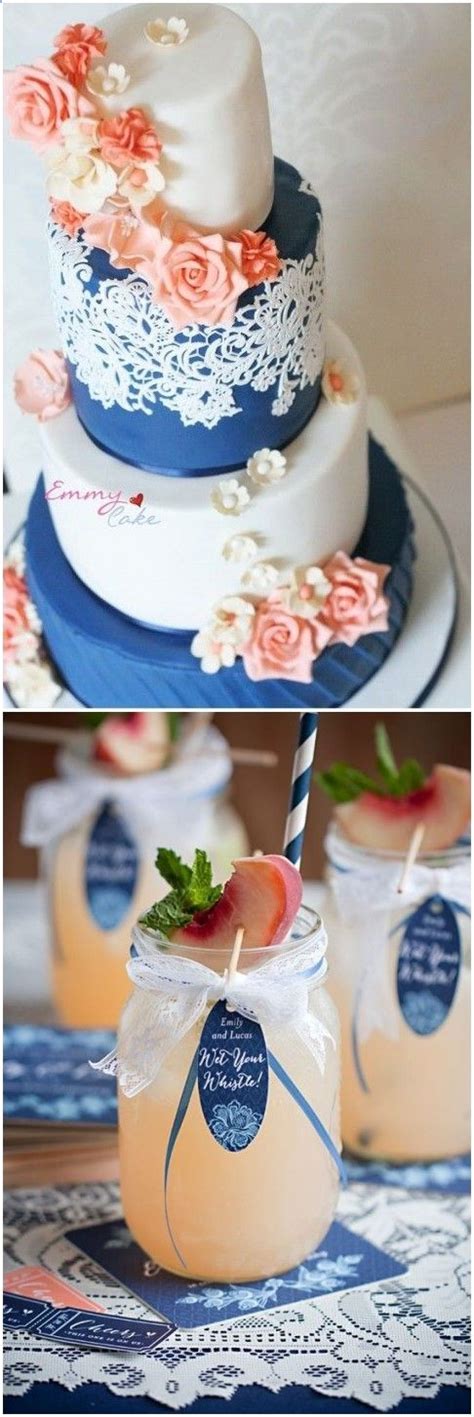 Nobleness And Eternity Stunning Navy Blue Wedding Color Ideas Wedding Cake Navy Wedding