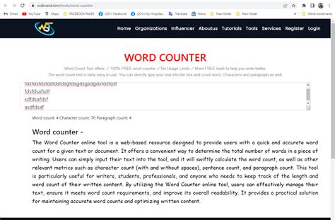 Word Counter Online Tool Wizbrand Wizbrand Tutorial