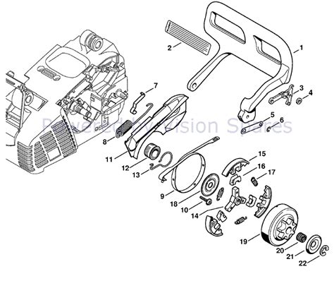 Stihl Ms170 Chainsaw Parts Diagram Drivenhelios