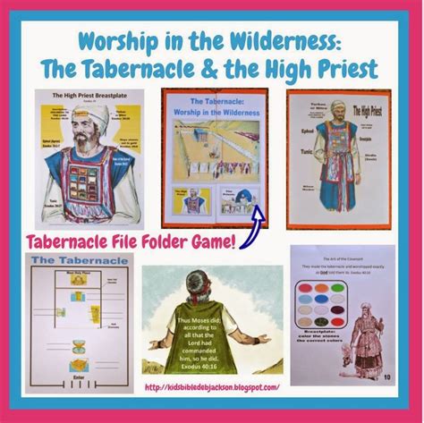 Moses Tabernacle Worship In Wilderness Bible Class Activities Bible