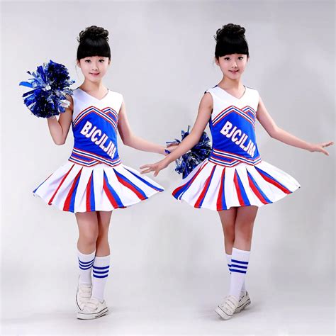 Childrens Cheerleading Costumes Kids Elementary School Students Boys
