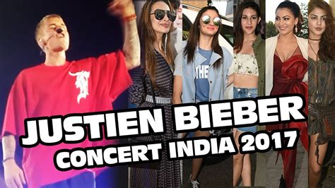 Justin Bieber Concert In India 2017 Full Hd Video Alia Bhatt Malaika Arora Urvashi Rautela