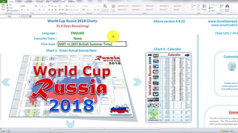 World Cup Sweepstake 2022 Excel Aria Art