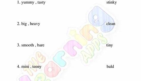 vocabulary worksheet grade 7