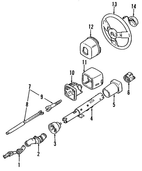 Steering Column Components For 2001 Cadillac Eldorado Gmpartsnow