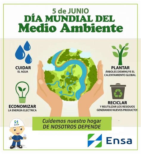 Información ENSA Dia mundial del medio ambiente Dia del medio ambiente Cartelera del medio