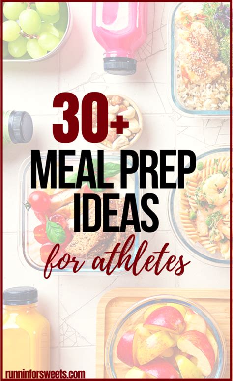 Meal Prep For Athletes Recipe Ideas Tips For Success