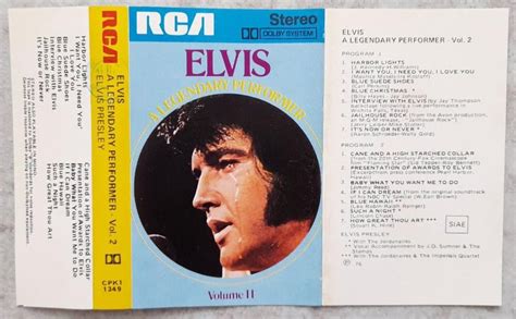 elvis a legendary performer vol 2 [lp stereo 8 cassetta] e i c c elvis italian