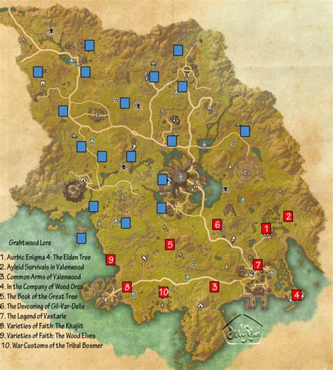 Eso Grahtwood Map All Locations