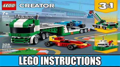 Lego Instructions Race Car Transporter 31113 Lego Creator 3in1
