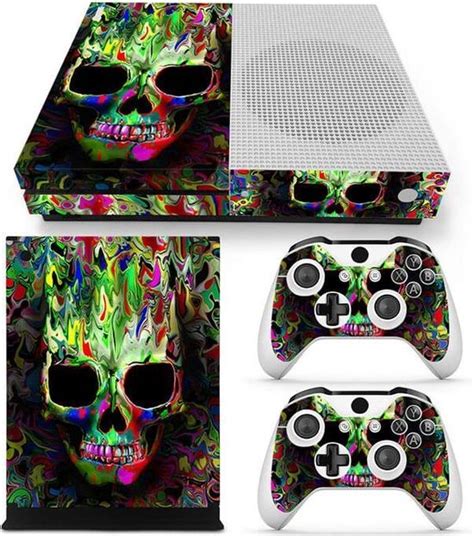 Color Skull Xbox One S Skin