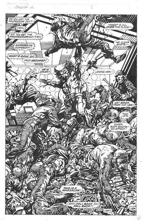 Marvel Comics Presents Vol 1 81 Page 01 Penciled Inked Lettered