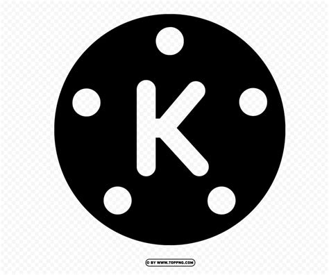 Free Download Hd Png Black Kinemaster Logo Symbol Png Hd Toppng