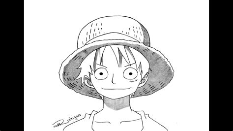 Como Dibujar A Luffy One Piece How To Draw Luffy One Piece Youtube