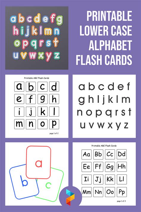 Lower Case Alphabet Flash Cards Printable Printable Word Searches