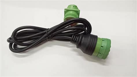 9 Pin Green Deutsch Connector Male To Female J1939 Type 2 Extension