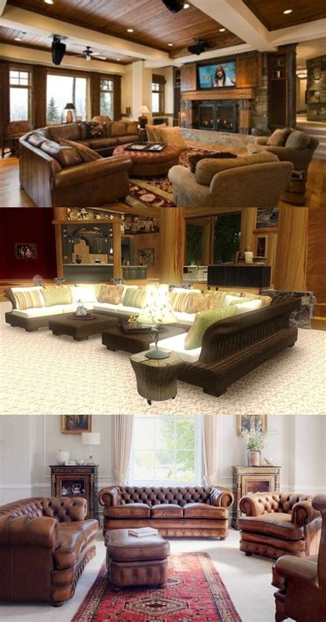 Rustic Living Room Furniture Interior Design