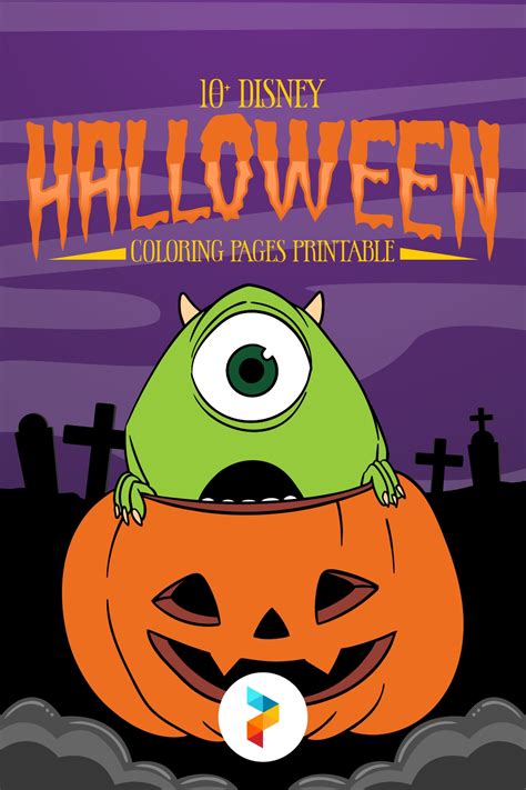 15 Best Disney Halloween Coloring Pages Printable Pdf For Free At