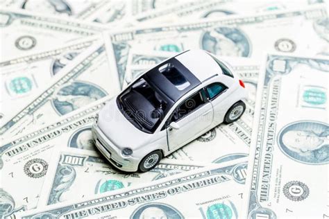 Toy Car Dollar Bills Stock Image Image Of Accessibility 105244475