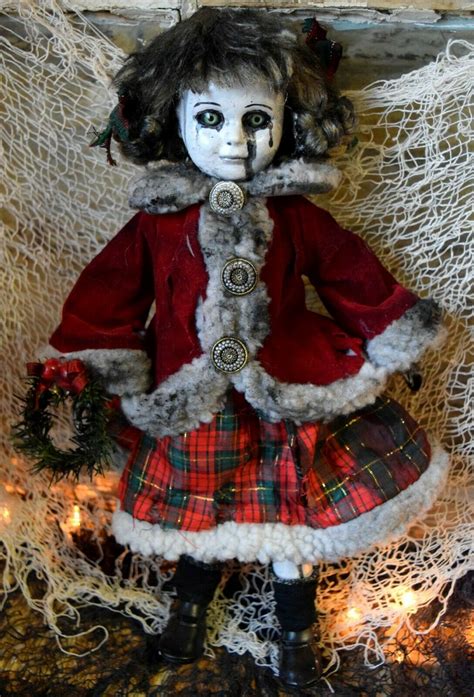 A Vintage One Of A Kind Thrift Store Doll That Has Been Given A Creepy
