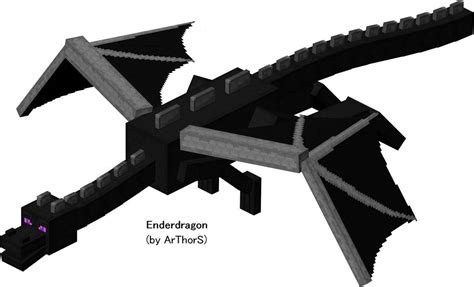 Enderdragon Papercraft Майнкрафт распечатки Поделки Minecraft