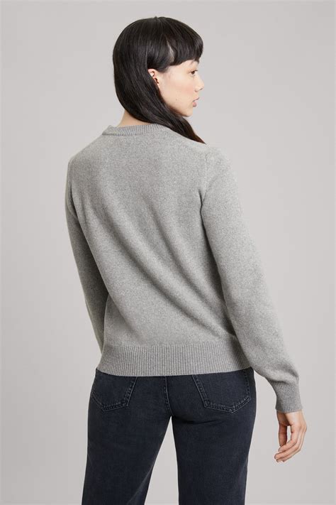 Light Grey Cashmere Sweater 100 Recycled Cashmere Asket