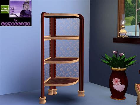 The Sims Resource Holiday Set Corner Shelves By Canelline