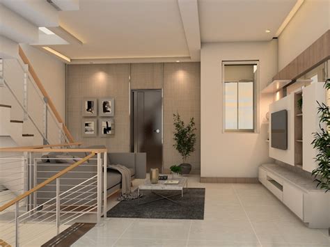 desain plafon ruang tamu elemen interior  menarik  impresif