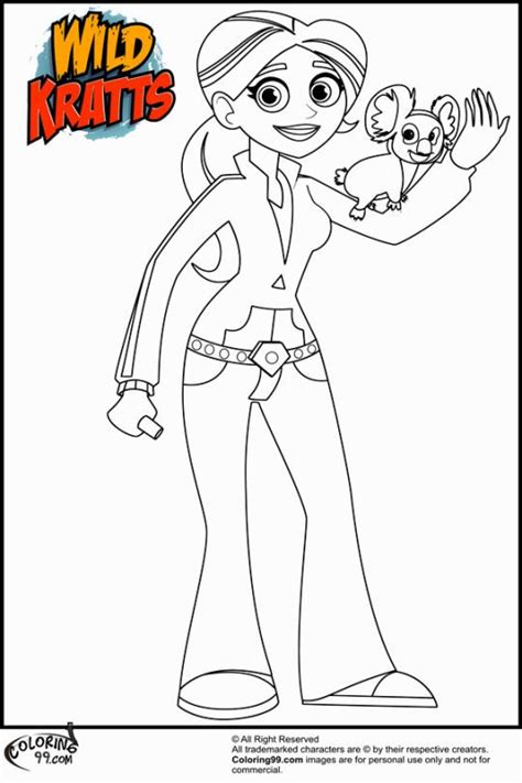Learn about wild animals all around the world from the oceans to the trees. Wild Kratts Coloring Pages To Print | Wild kratts birthday ...