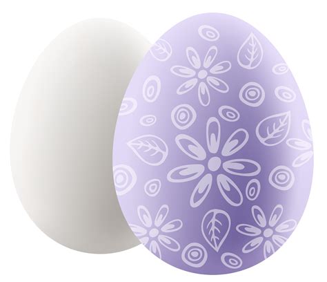 Easter Egg Purple Design Transparent Easter Eggs Decor PNG Clipart