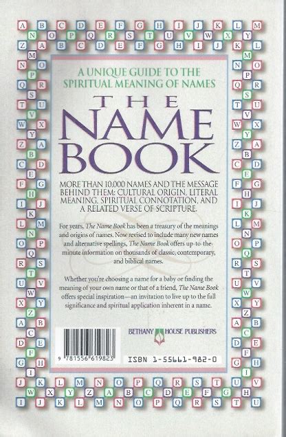 The Name Book Over 10000 Names Their Meanings Origins And