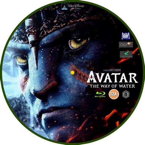 Avatar The Way Of Water 2022 Rb Custom Blu Ray Label Dvdcovercom