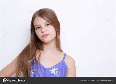 Pretty Caucasian Kid Stock Photo By ©mari1photo 160745448