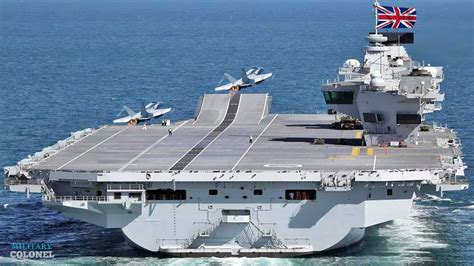 New Largest Super Carrier British Aircraft HMS Queen Elizabeth Of A Faul Royal Navy