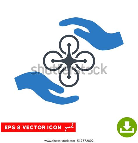 Air Copter Care Hands Eps Vector Stock Vector Royalty Free 517872802