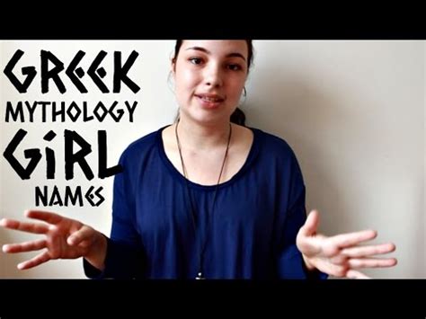 Original names for female cats. Girl Names From Ancient Greek Mythology - YouTube
