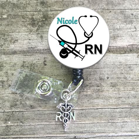 Nurse badge reel custom RN ID badge reel lanyard | Etsy | Nurse badge reel, Nurse badge, Badge reel