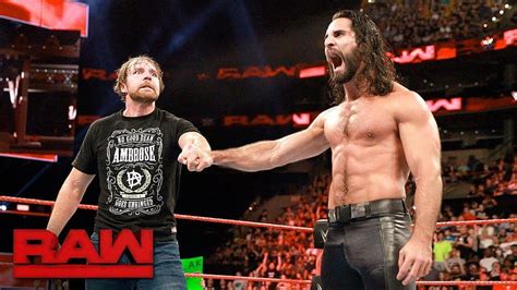 Seth Rollins And Dean Ambrose Reunite Raw Aug 14 2017 Dean Ambrose